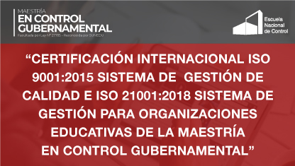 Maestría en Control Gubernamental